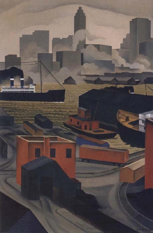 George Copeland Ault From Brooklyn Heights China oil painting art